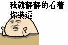我就静静的看着你装逼