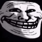 Trollface sad GIF Template