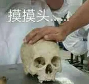 摸摸头(骷髅)