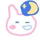 晚安（仙女粉色表情包）