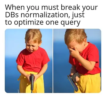 Sorry Db, Performance Trumps Purity