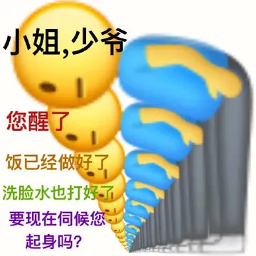 小姐，少爷您醒了饭已经做好了洗脸水也打好了要现在伺候您起身吗？
