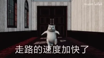 走路的速度加快了（mur猫表情包）
