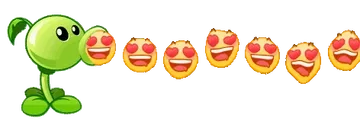 豌豆射手发射馋了 emoji
