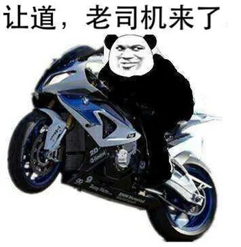 让道，老司机来了！（熊猫人）