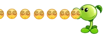 豌豆射手加速发射晕了emoji