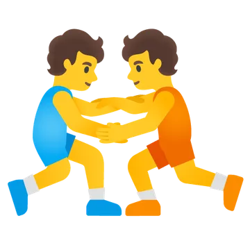 People wrestling