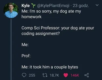 You mean bites!
