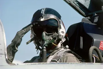 Fighter Jet Pilot Salute