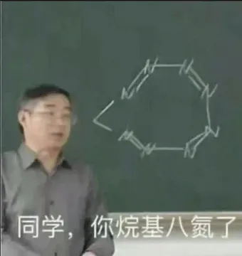 同学,你烷基八氮了