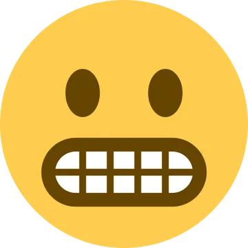 Grimacing face