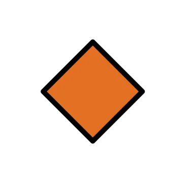Small orange diamond