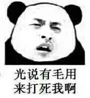 光说有毛用，来打死我啊