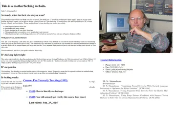 Comp sci professor website starter pack