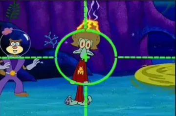 Target Squidward instead of Sandy