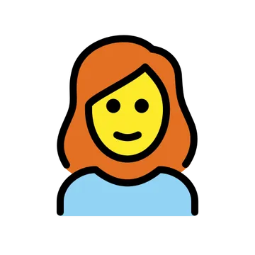 Woman: red hair