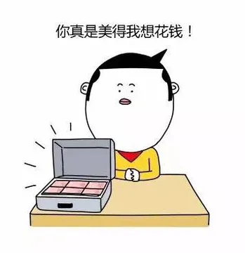 你真是美得我想花钱！