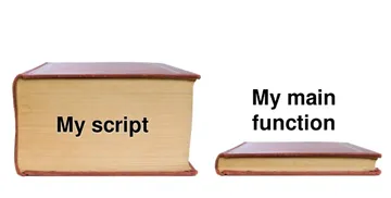 Spent Five Hours Coding For A Two Line Main Function
