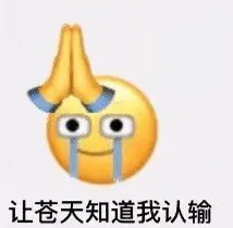 让苍天知道我认输