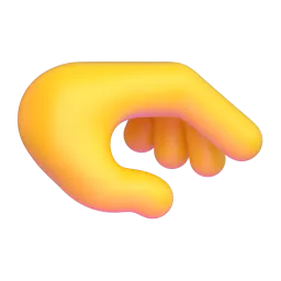 Palm down hand
