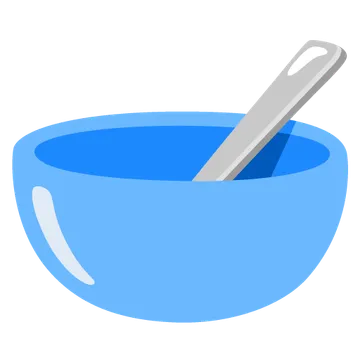 Bowl with spoon