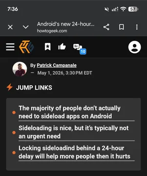 Painful Sideloading