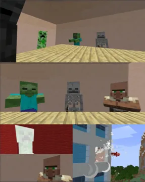 Minecraft boardroom meeting