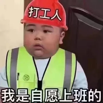 我是自愿上班的，打工人表情包