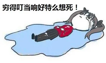穷得叮当响好特么想死！