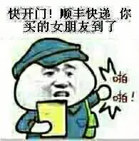 快开门！顺丰快递，你买的女朋友到了（啪啪）