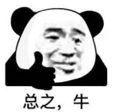 总之，牛