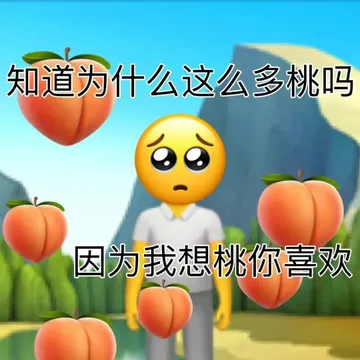 知道为什么这么多桃吗因为我想桃你喜欢