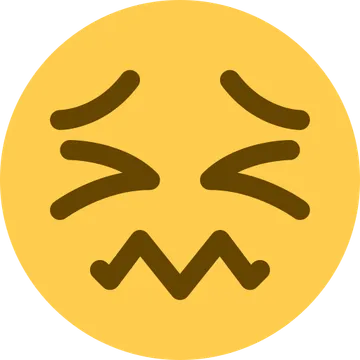 Confounded face