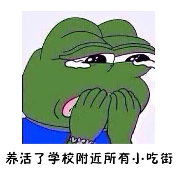 养活了学校附近所有的小吃街