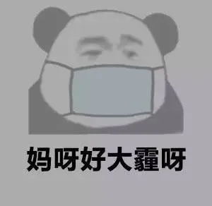 妈呀好大霾呀