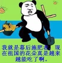 我就是幕后施肥者，现在祖国的花朵真是越来越能吃了啊。