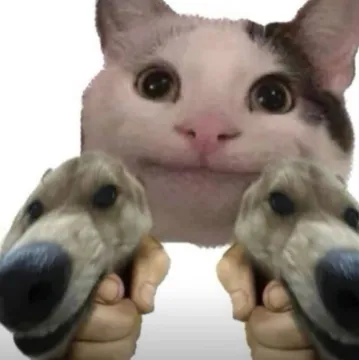 猫猫手持狗头表情包
