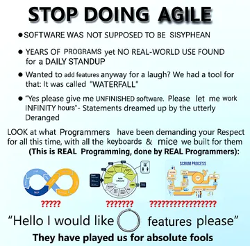 Stop Doing Agile