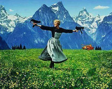 Julie Andrews Machine Guns