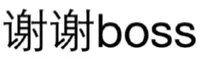 谢谢boss