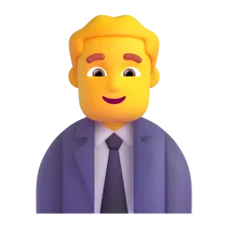 Man office worker
