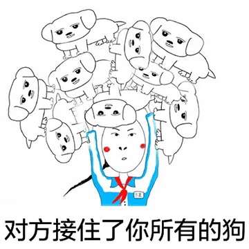 对方接住了你所有的狗