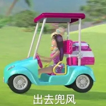 出去兜风（芭比娃娃表情包）