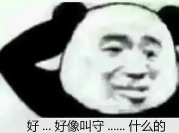 好.好像叫守什么的
