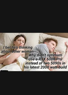 His Mind Is Overclocked Elsewhere
