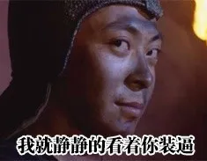 我就静静的看着你装逼