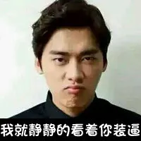 我就静静的看着你装逼
