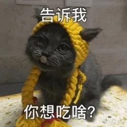 告诉我你想吃啥?