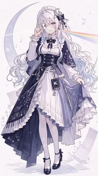 Kimi娘：长笛乐谱月夜
