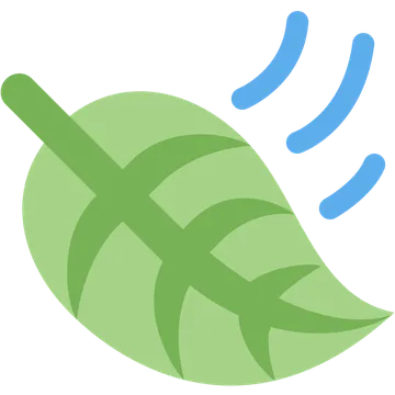 Leaf fluttering in wind